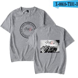 image-Stray Kids Korean Version Unisex Short Sleeve T Shirt Pink Factory Direct