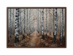 image-Birch Grey Tree Knife Canvas Artwork