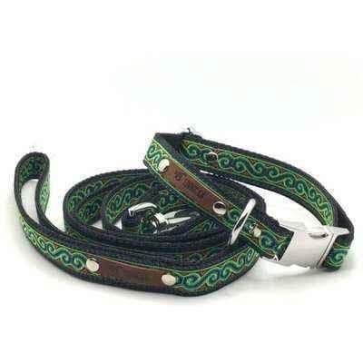 image-Personalised Cotton Dog Collar for Medium Breeds