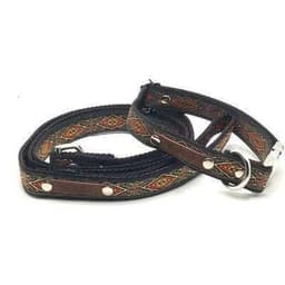 image-Personalised Embossed Cotton Dog Collar