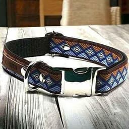 image-Personalised Cotton Dog Collar for Stylish Medium Breeds ????
