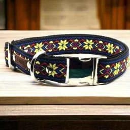 image-Personalised Cotton Pawfect Large Dog Collar