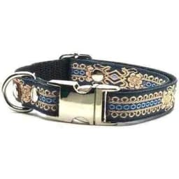 image-"Personalised Hand Made Chic Cotton Collar for Small Breeds"