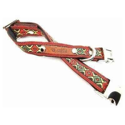 image-Enchanted Elegance Designer Handmade Cotton Dog Collar