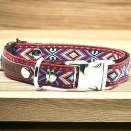 image-Engraved Charm Cotton Dog Collar by No.29s