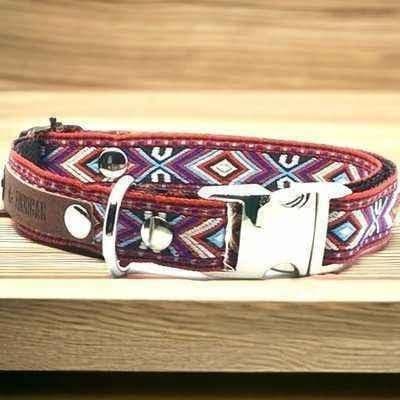 image-Engraved Charm Cotton Dog Collar by No.29s