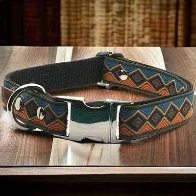 image-Exquisite Paws: Designer Cotton Dog Collar