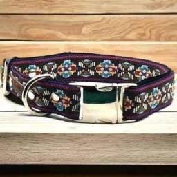 image-Personalised Designer Cotton Dog Collar