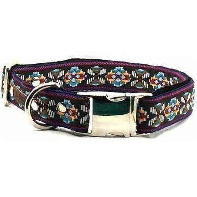image-Personalised Designer Cotton Dog Collar