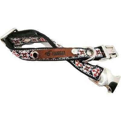image-Designer Handmade Cotton Dog Collar No.12s