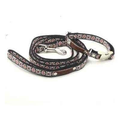 image-Designer Handmade Cotton Dog Collar No.12s