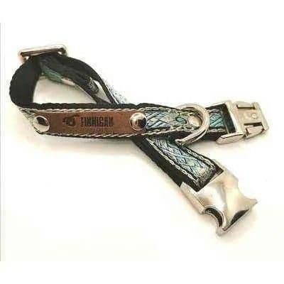 image-Finnigan Small Dog Collar: Personalised Engraving & Designer Fabrics