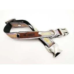 image-Finnigan Small Dog Collar: Personalised Engraving & Designer Fabrics