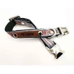 image-Finnigan Small Dog Collar: Personalised Engraving & Designer Fabrics