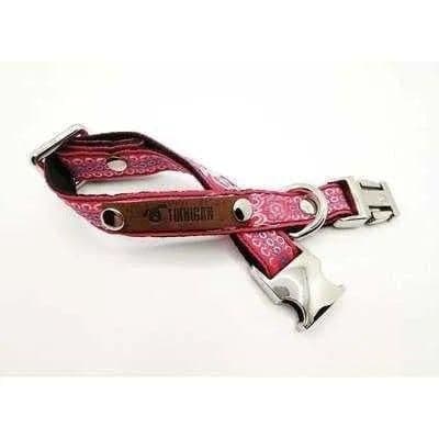 image-Finnigan Small Dog Collar: Personalised Engraving & Designer Fabrics