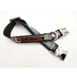 image-Finnigan Small Dog Collar: Personalised Engraving & Designer Fabrics