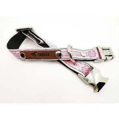image-Finnigan Small Dog Collar: Personalised Engraving & Designer Fabrics