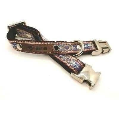 image-Finnigan Small Dog Collar: Personalised Engraving & Designer Fabrics