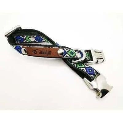 image-Finnigan Small Dog Collar: Personalised Engraving & Designer Fabrics