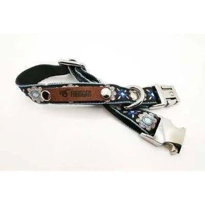 image-Finnigan Small Dog Collar: Personalised Engraving & Designer Fabrics