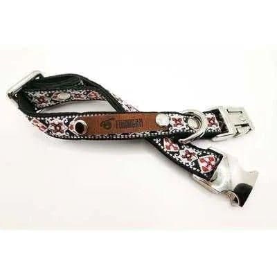 image-Finnigan Small Dog Collar: Personalised Engraving & Designer Fabrics