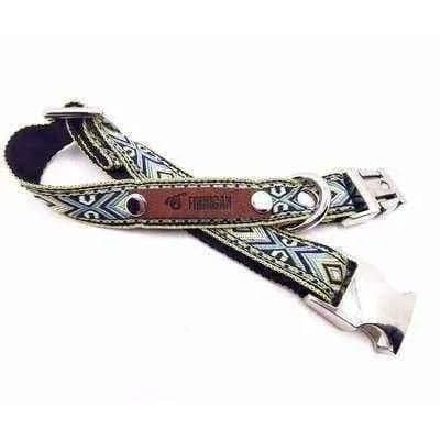 image-Finnigan Small Dog Collar: Personalised Engraving & Designer Fabrics
