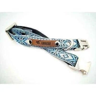 image-Finnigan Small Dog Collar: Personalised Engraving & Designer Fabrics