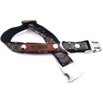 image-Finnigan Small Dog Collar: Personalised Engraving & Designer Fabrics
