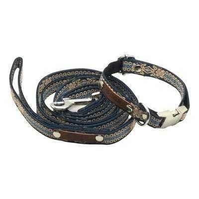 image-Finnigan's Luxury Pup Lead with Customised Metallic Buckle
