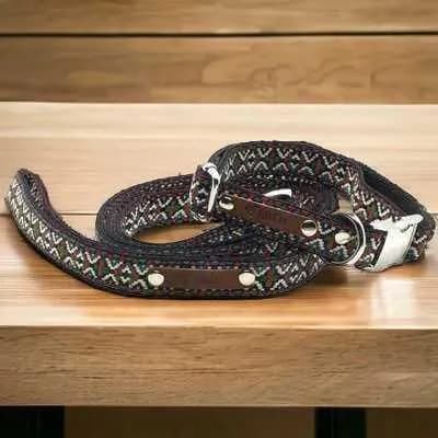 image-Finnigan's Deluxe Dog Collar & Personalised Tag Set