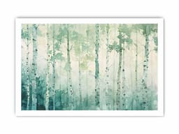 image-White Birch Tree Canvas painting