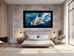 image-Boat Painting for Living room
