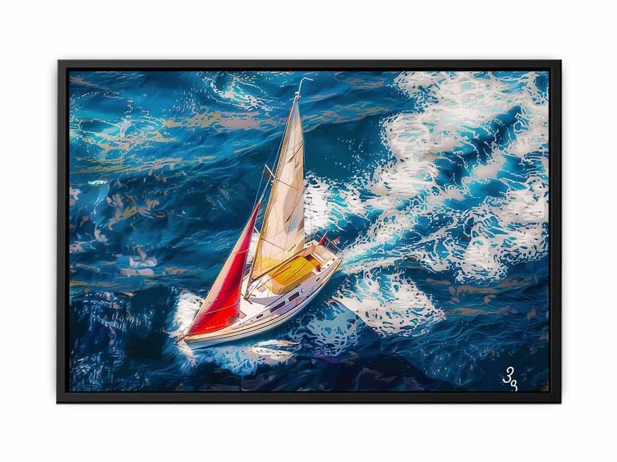 image-Boat Painting for Living room