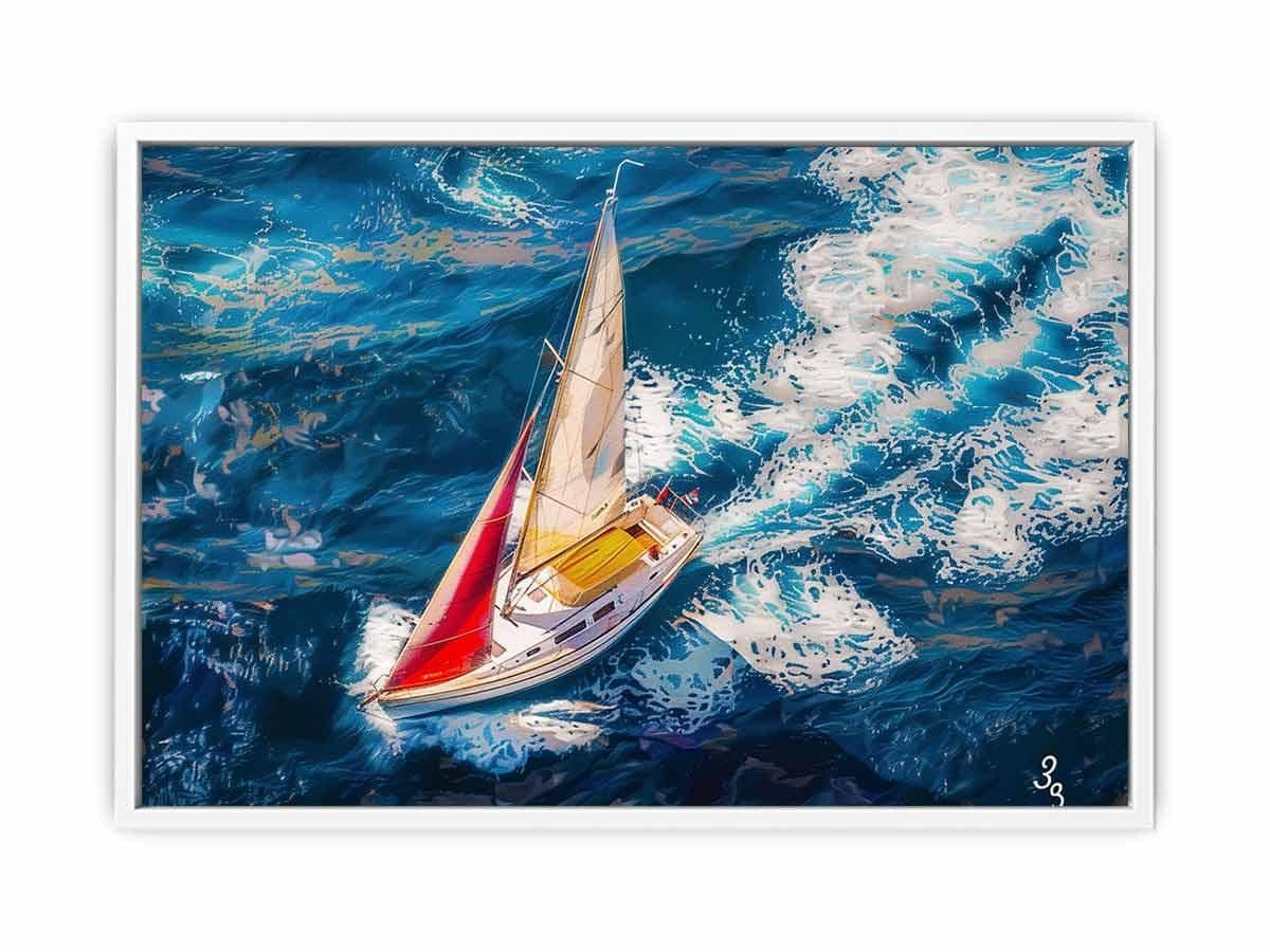 image-Boat Painting for Living room