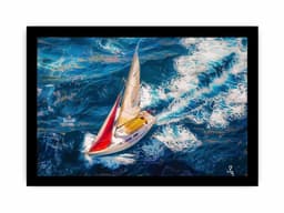 image-Boat Painting for Living room