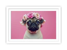 image-Pug Dog Framed Print