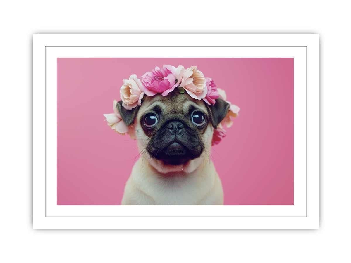 image-Pug Dog Framed Print