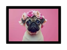 image-Pug Dog Framed Print