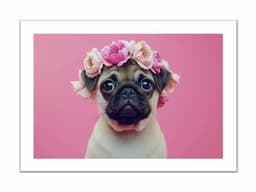 image-Pug Dog Framed Print