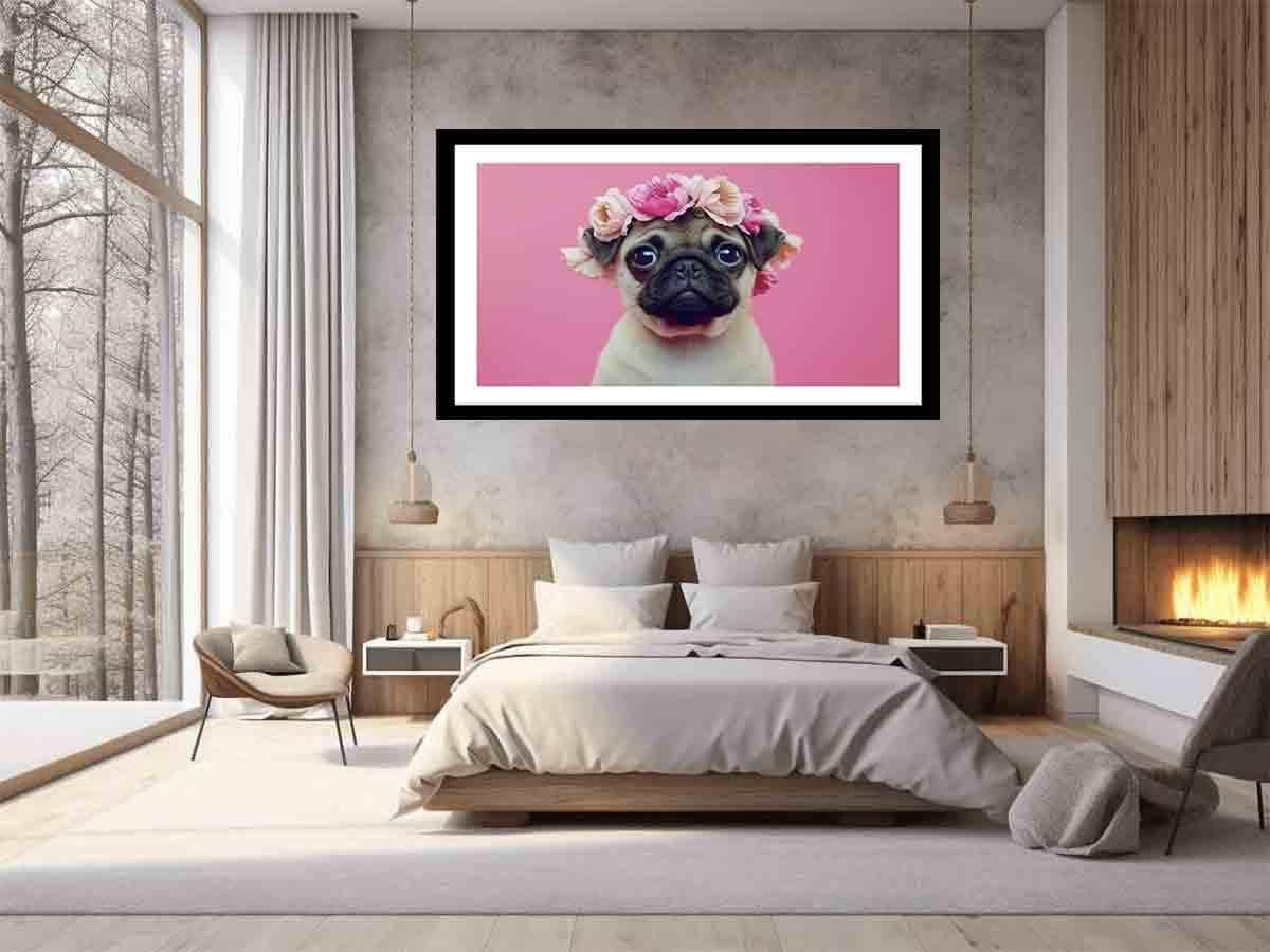image-Pug Dog Framed Print