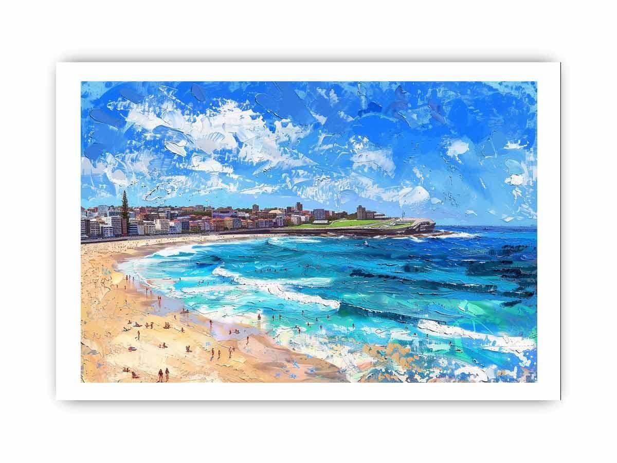 image-Bondi Beach Art Framed Print