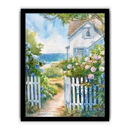 image-Beach House Canvas Painitng
