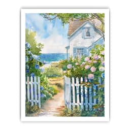 image-Beach House Canvas Painitng