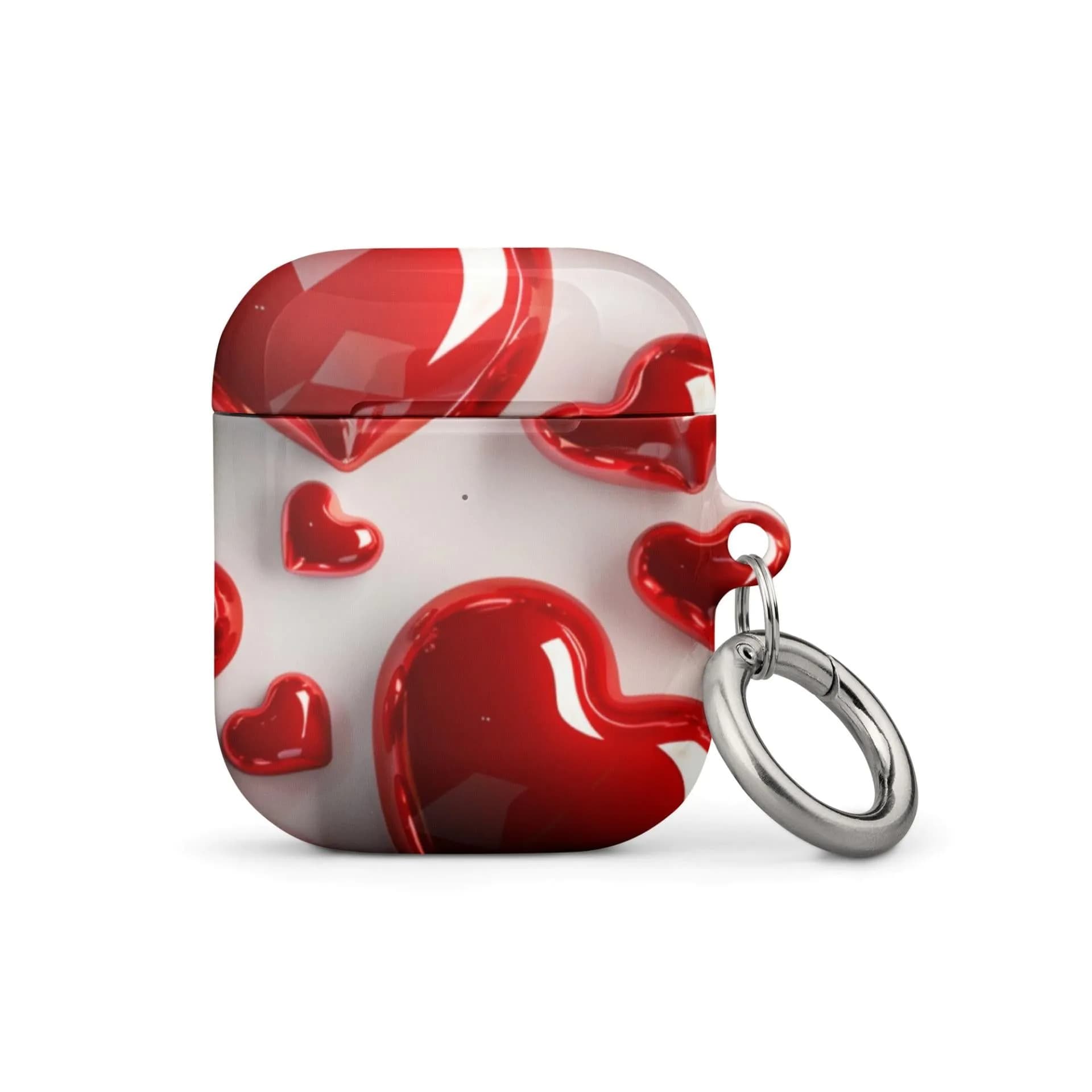 image-Red Hearts Case for AirPods