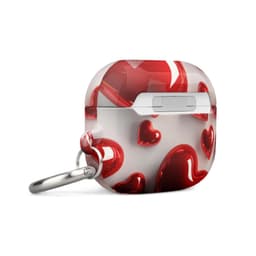 image-Red Hearts Case for AirPods