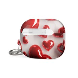 image-Red Hearts Case for AirPods