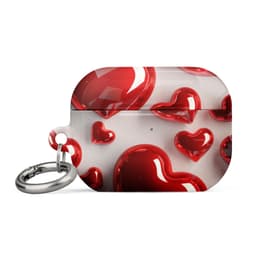 image-Red Hearts Case for AirPods