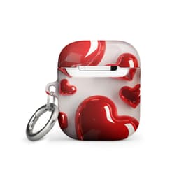 image-Red Hearts Case for AirPods