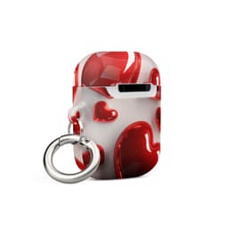 image-Red Hearts Case for AirPods
