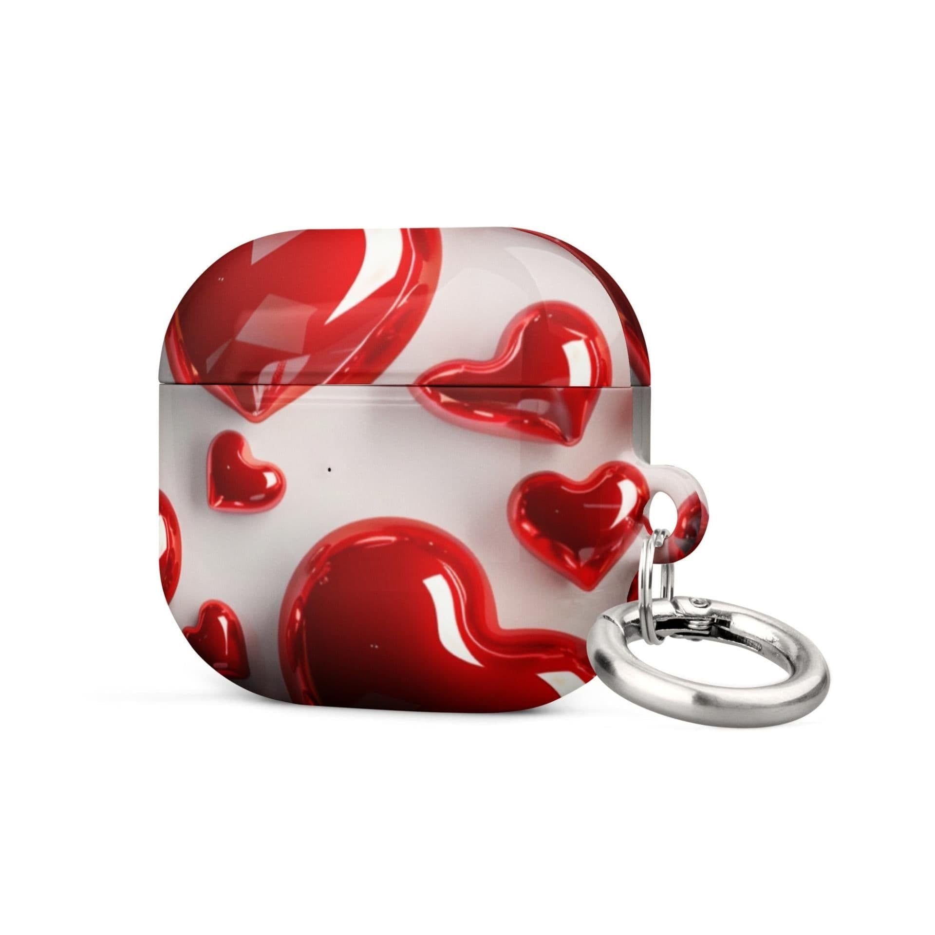 image-Red Hearts Case for AirPods